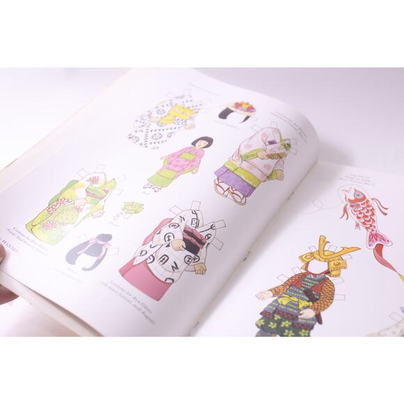 Japanese Girl And Boy, Paper Dolls in Full Color, Craft Book, ~ 250709-WH 413 - Picture 3 of 4